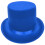 Stage Performances Flat Top Hat HippiesCap Fedoras Hat-Blue M 1