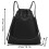 Drawstring Basketball Backpack Foldable Gym Sack with Mesh Ball Bag 2