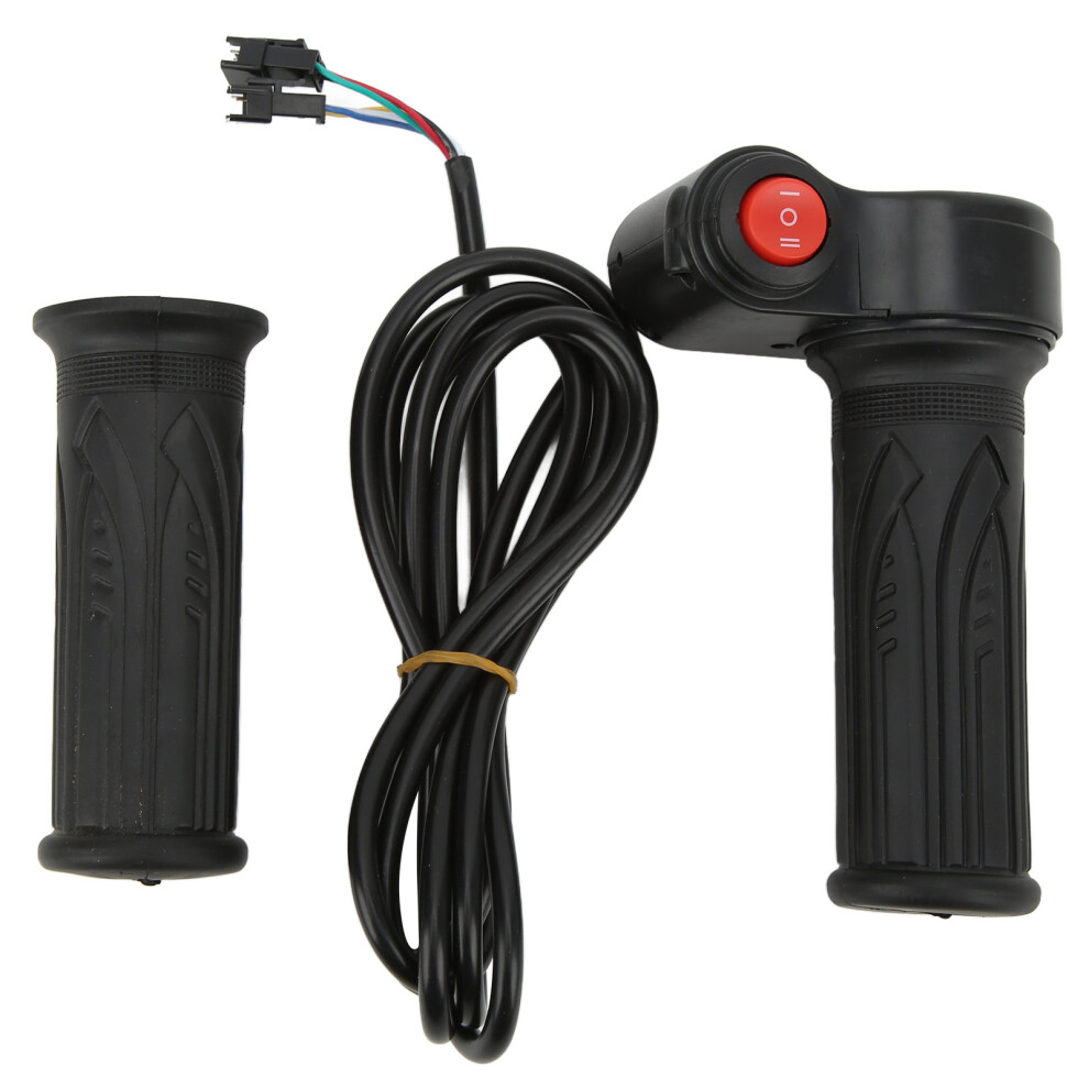 Twist Throttle Handlebar Grip 12V-99V With Button 500367836668