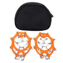 (L Size) 2pcs/set 12 Tooth Mountaineering Crampons Anti Skid