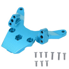 (Blue) Aluminum Front Bulkhead for LOSI 1/18 Mini T 2.0 2WD Blue