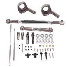(Titanium Color) RC Metal Axle Fittings Kit for MN D90 D91 D96 D99 Titanium Color