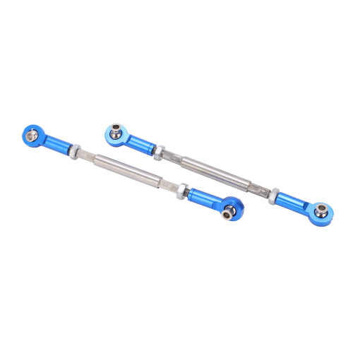 2Pcs Metal Front Steering Link Rods for Traxxas 1/7