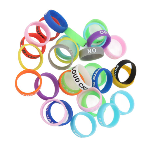 30pcs Fishing Rod Handle Protective Case Elastic O Ring Protector 2