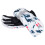 (Red+White) 2Pcs Ski Gloves Waterproof Windproof Antislip Red White 1