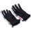 (Red+White) 2Pcs Ski Gloves Waterproof Windproof Antislip Red White 3
