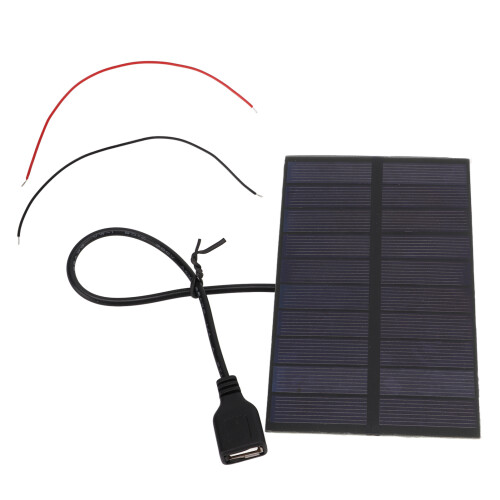 1.5W 5V Flexible Mini Solar Panel with USB 1
