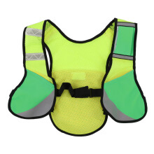 (Green) Elastic Reflective Vest Night Riding Breathable Waistcoat Green