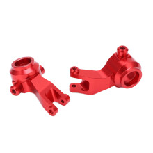 (Red) 2pcs RC Steering Block Aluminum Steering Cup for Senton 1/10 Blue
