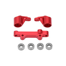(Red) Aluminum Alloy Steering Set for LOSI 1/18 Mini T 2.0 2WD Red
