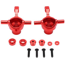 (Red) Aluminum Front Knuckle Arms Set for TT02