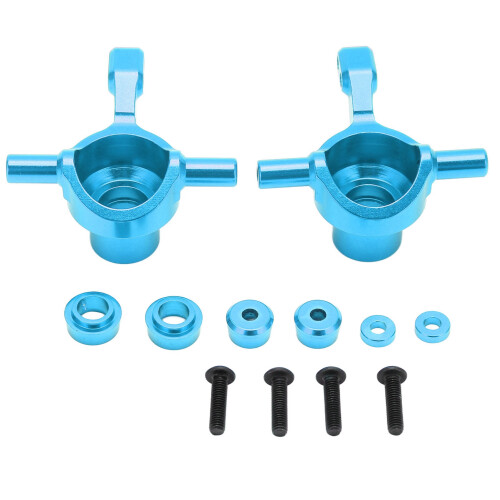 (Blue) Aluminum Front Knuckle Arms Set for TT02