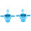 (Blue) Aluminum Front Knuckle Arms Set for TT02 4