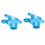 (Blue) Aluminum Front Knuckle Arms Set for TT02 2