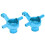 (Blue) Aluminum Front Knuckle Arms Set for TT02 3