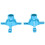 (Blue) Aluminum Front Knuckle Arms Set for TT02 5