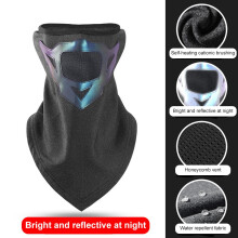 Neck Gaiter Balaclava Waterproof Reflective Fleece Face Cover Winter