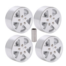 4pcs 2.2 Inch Metal Wheel Rims Hub with Brake Disc for Axial SCX10