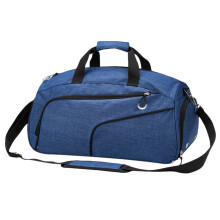 Foldable Waterproof Duffel Bag with Shoe Compartment for Travel Gym