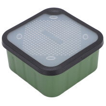(L) Ventilated Large Fishing Bait Box Green Durable Outdoor Use M