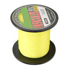 (NO. 3.5 Yellow) PE Fishing Line 500m Corrosion Resistance Braided for Carp NO.4.5