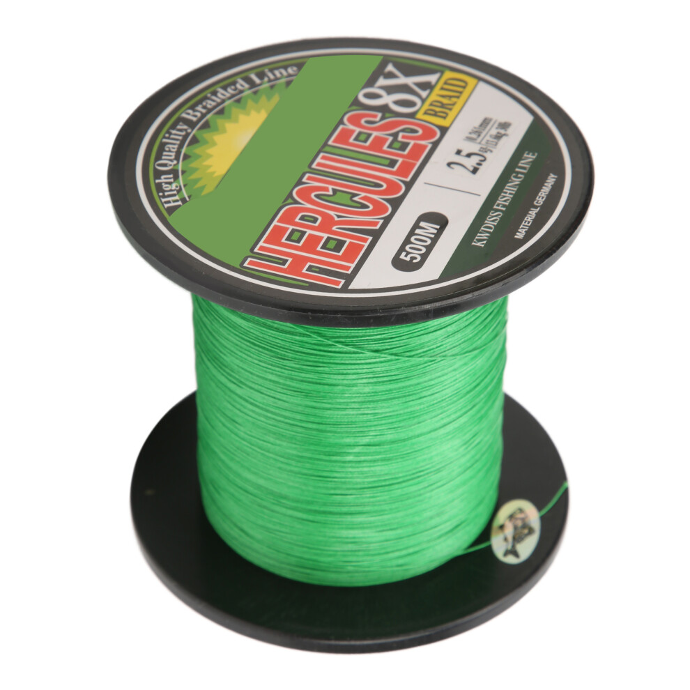 (NO. 2.5 Green) PE Fishing Line 500m Corrosion Resistance Braided for Carp NO.4.5-image-OPC-PMM5DPN-NEW