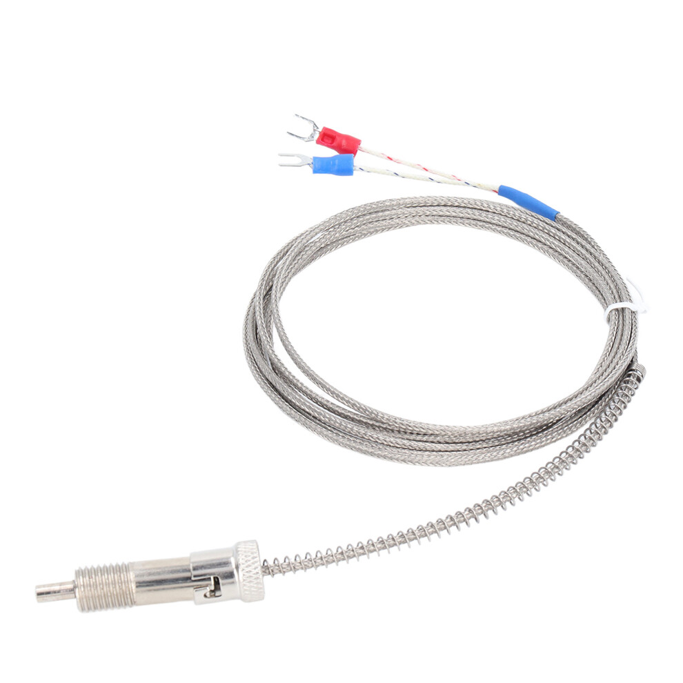 M12 Thread Thermocouple Temperature Sensor 0-400C K Type With 2M Cable 8481357139513