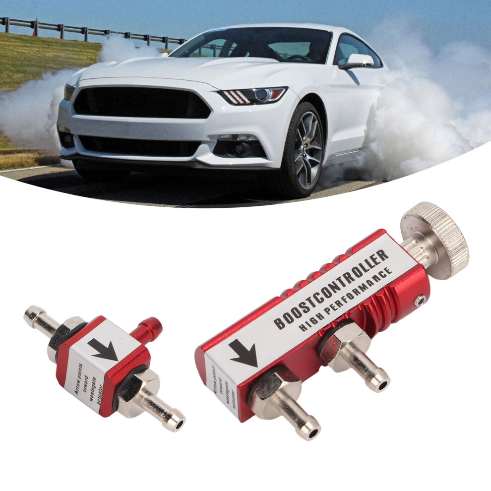 Aluminum Turbo Boost Controller 1Â30Psi Easy Install Kit Red 5081357139686