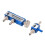 Manual Turbo Boost Controller Kit Aluminum Alloy 1-30 PSI Adjustable Blue 14