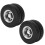 (Black) 2pcs RC Alloy Rear Wheel Hub 21mm Width Black 5