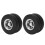 (Black) 2pcs RC Alloy Rear Wheel Hub 21mm Width Black 3