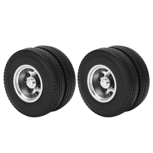(Black) 2pcs RC Alloy Rear Wheel Hub 21mm Width Black 2