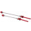 (Red) 2pcs High Strength Light Weight Metal Quick Release Lever Red 2