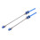 (Blue) 2pcs High Strength Light Weight Metal Quick Release Lever Red 4