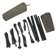 Camping Cot Army Green Portable Single Detachable Foldable Bed