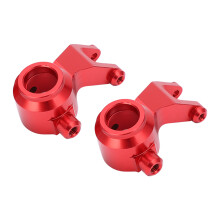(Red) 2pcs 1:10 Aluminum Steering Cup for Arrma Senton Typhon Blue