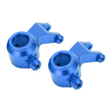 (Blue) 2pcs 1:10 Aluminum Steering Cup for Arrma Senton Typhon Blue