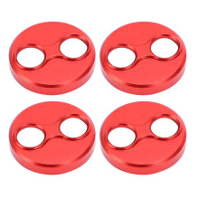 (Red) 4pcs Drone Motor Protector Aluminum Alloy Cap for FIMI X8 MINI Black