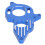 Kühlkörper für RC Motor Arrma Granite blau 1