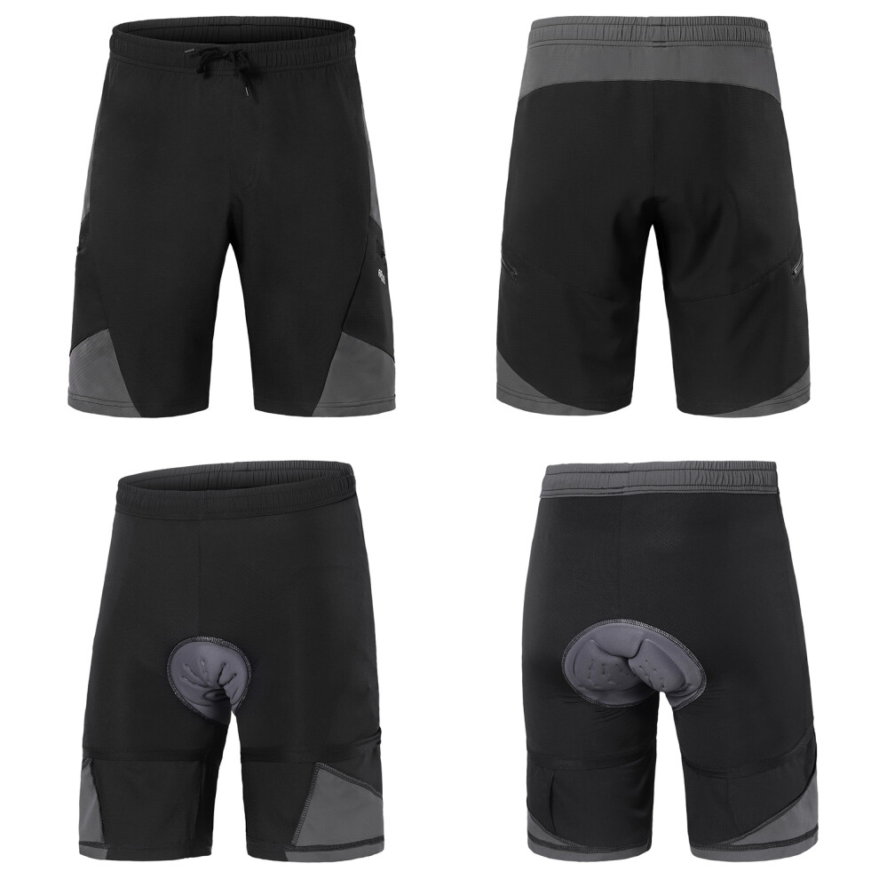 Men's 2-in-1 Padded Bike Shorts with Pockets, Breathable, Multiple Sizes-image-OPC-PMM5GHV-NEW