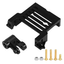 (Black) Aluminium Alloy Steering Gear Arm Base Set for Traxxas X Maxx Black