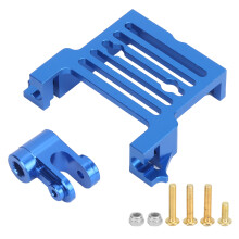 (Blue) Aluminium Alloy Steering Gear Arm Base Set for Traxxas X Maxx Black