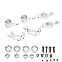 (Silver) Ball Bearing Aluminum Steering Hub Mount HSP 1/10 Gold