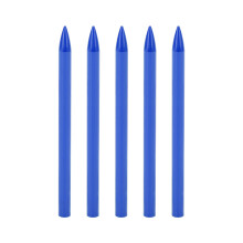 (Blue) 5Pcs Stainless Steel Lacing Needles DIY Bracelet Parachute Cord Blue