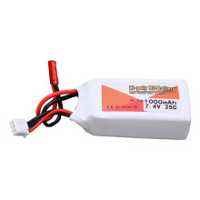 7.4V 1000mAh 25C Lipo Battery JST Plug for RC Cars Boats Helicopter