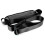 (Black) Adjustable Lightweight Nonslip Duffel Bag Shoulder Strap Black 1