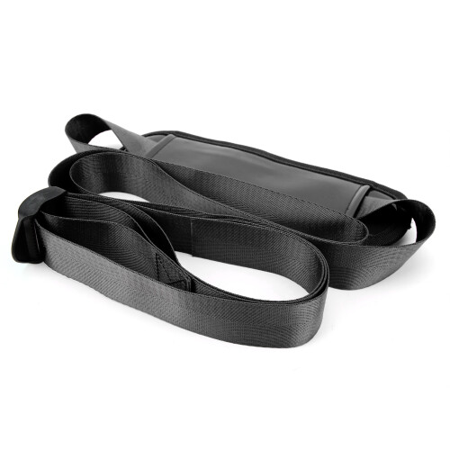 (Black) Adjustable Lightweight Nonslip Duffel Bag Shoulder Strap Black 1