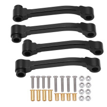 (Black) 2 Pairs Aluminum Radius Arm for Tamiya R620 Black