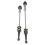 (Black) WAKE HQ-02 Bicycle Quick Release Lever Front Rear Black 1