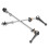 (Black) WAKE HQ-02 Bicycle Quick Release Lever Front Rear Black 4